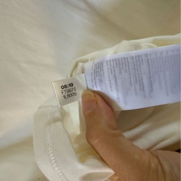 ADIDAS Originals X J-KOO Asymmetric Ruffle-trim Cotton-jersey T-shirt S - Picture 8 of 15